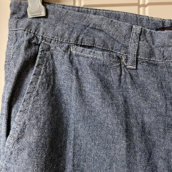 Adam Levine Cotton 5 Pocket Button & Zipper Closure Lightweight Blue Shorts Sz32 - Picture 2 of 6